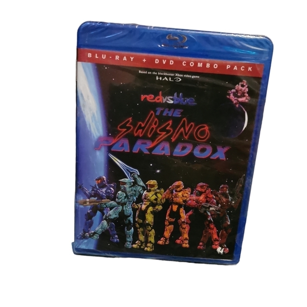 𝅺RED vs. Blue: The Shisno Paradox [Blu-ray + DVD] new sealed.